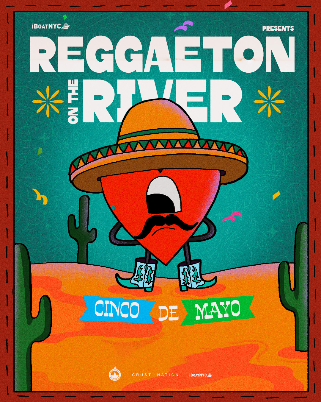 Reggaeton on the River CINCO DE MAYO Boat Party Yacht Cruise NYC