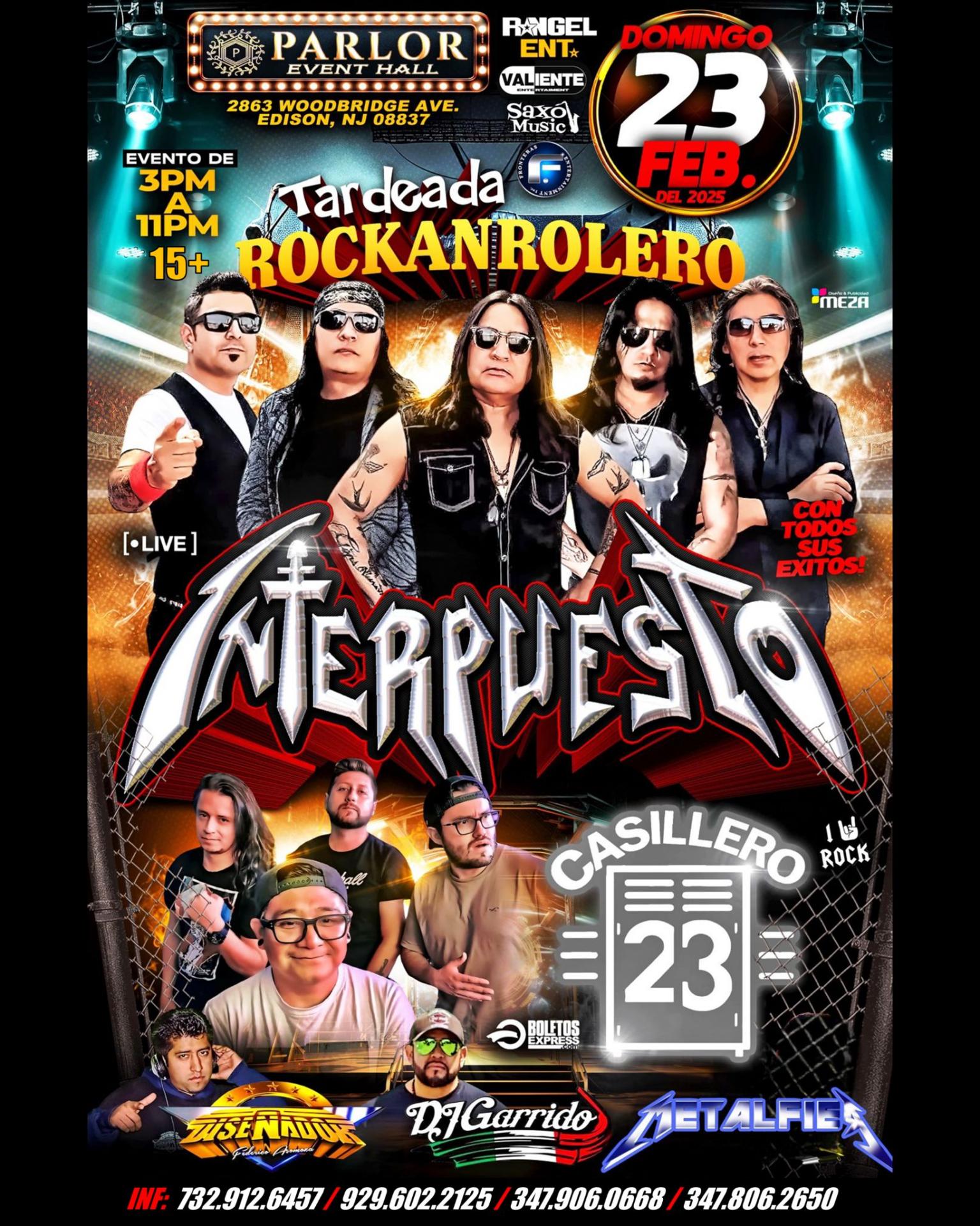 INTERPUESTO EN NEW JERSEY / TARDEADA 15 +