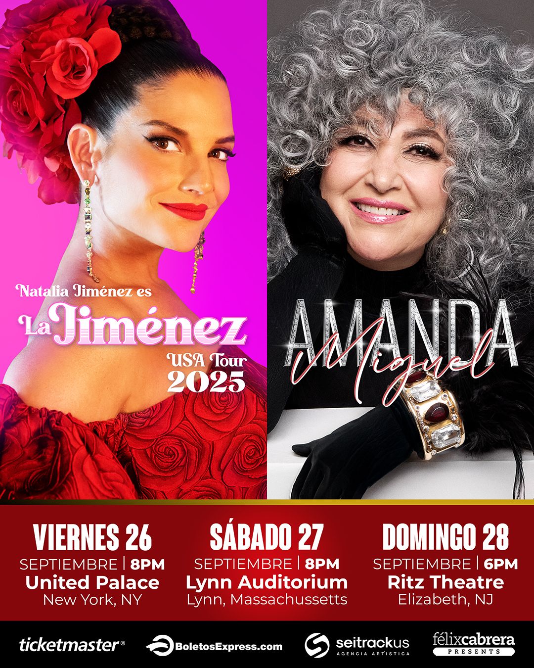 Natalia Jimenez y Amanda Miguel