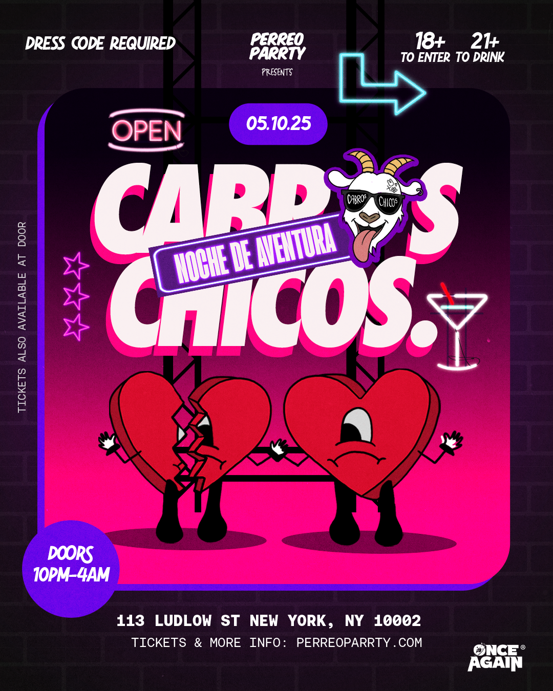 Cabros Chicos - Aventura Night # 1 Bachata Dance Party in NYC - 18+