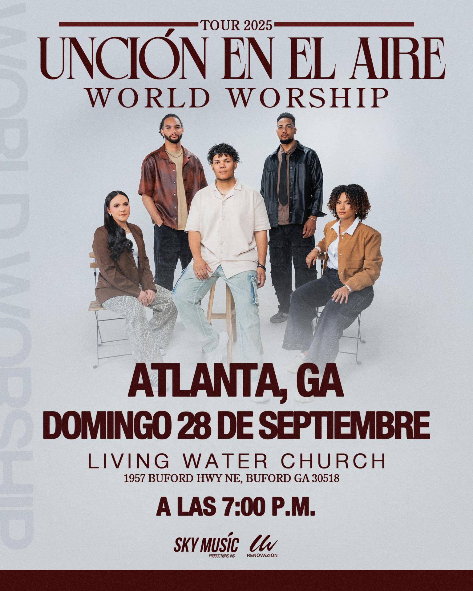 NUEVA FECHA: WORLD WORSHIP