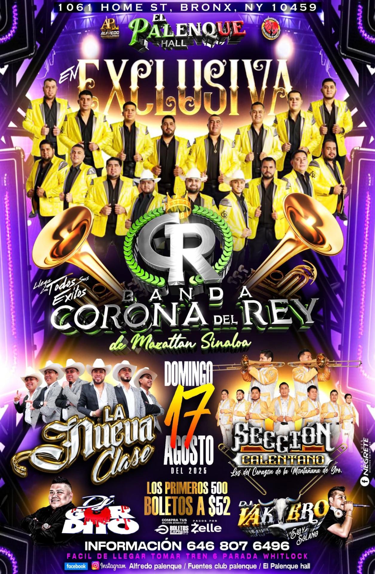 BANDA CORONA DEL REY | LA NUEVA CLASE & SECCION CALENTANO