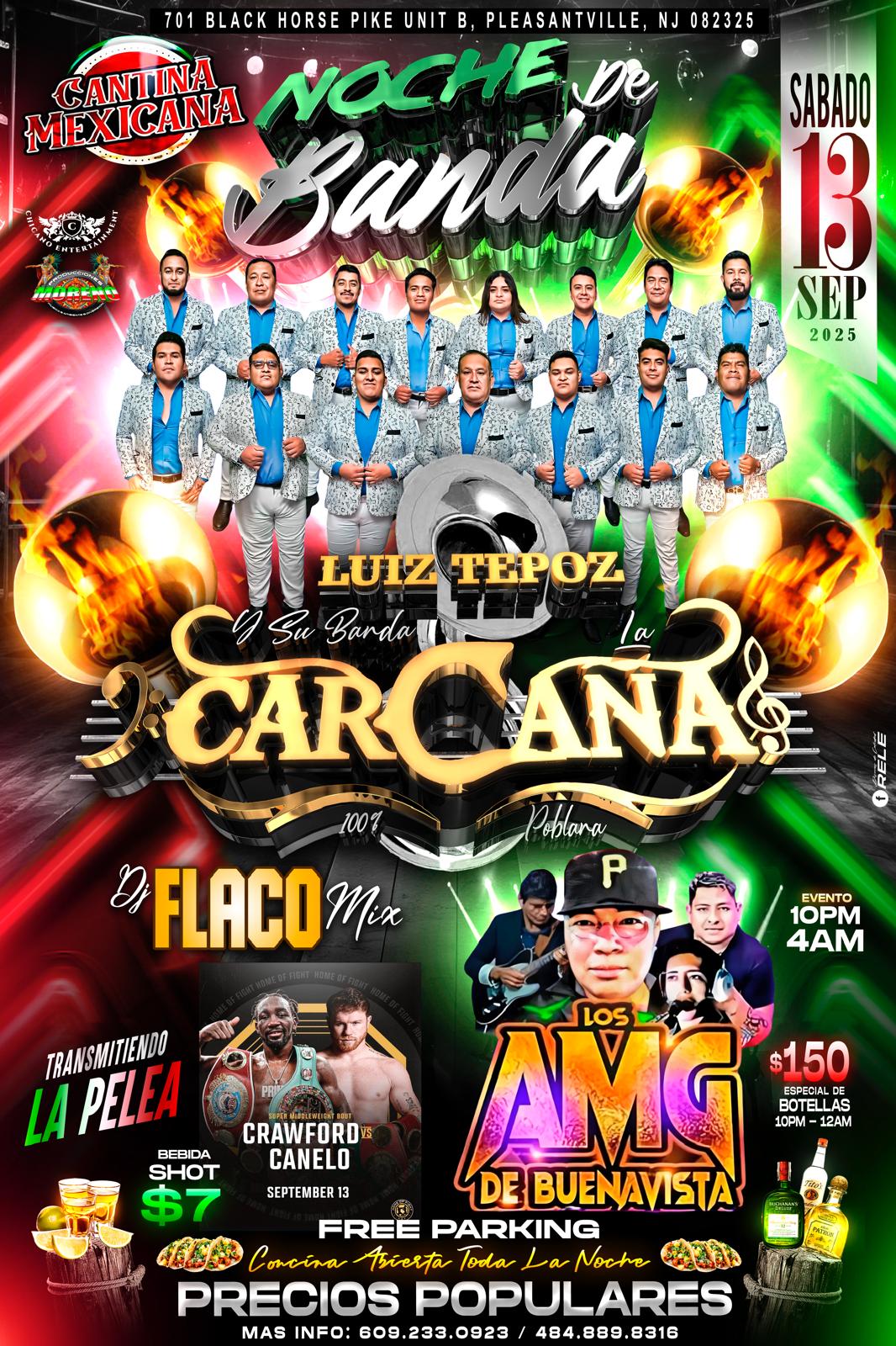 LUIZ TEPOZ Y SU BANDA CARCAÑA & LOS AMG DE BUENA VISTA