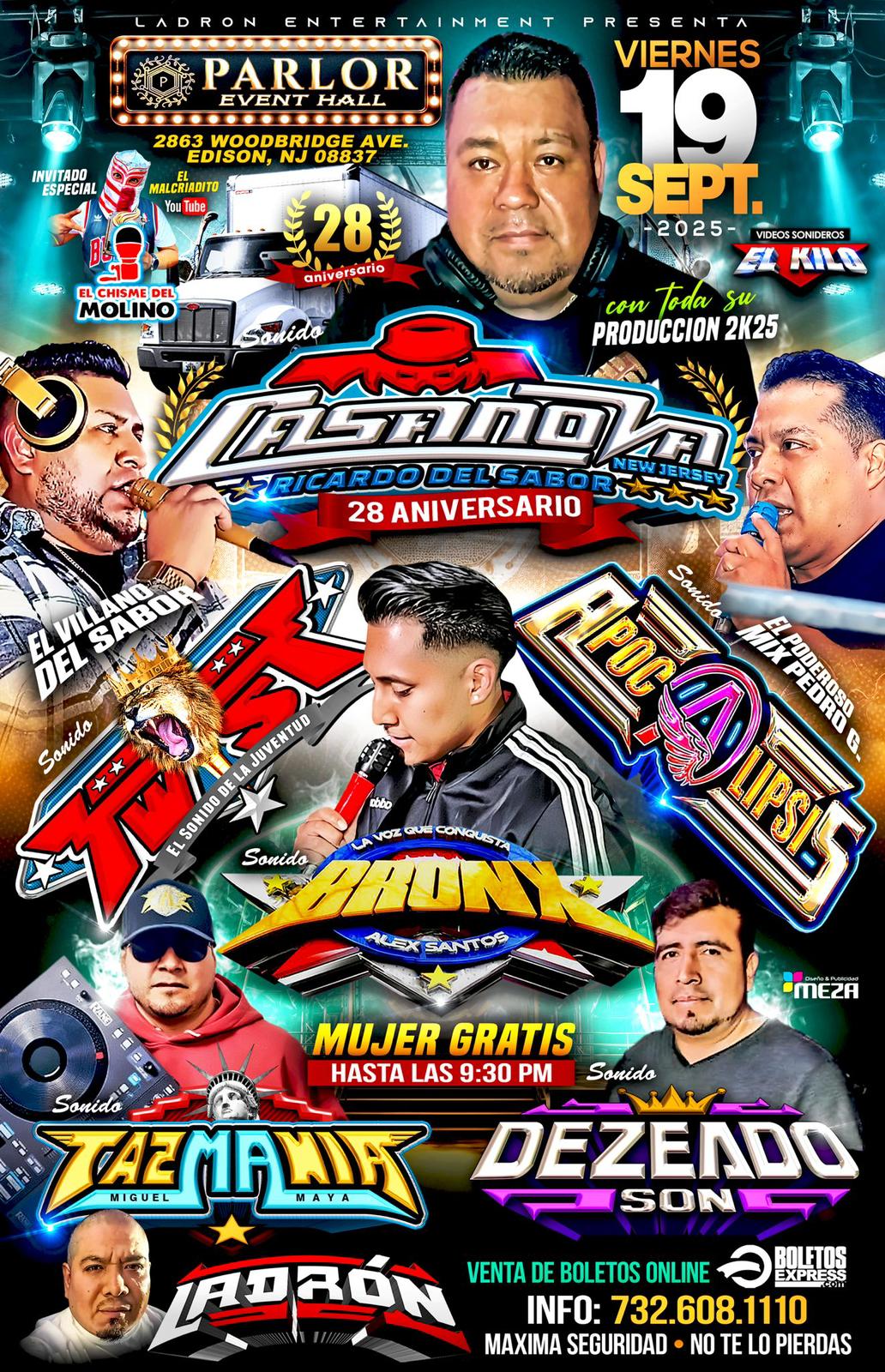 SONIDO BRONX | SONIDO APOCALIPSIS | SONIDO TWIST | SONIDO TAZMANIA & DEZEADO SON