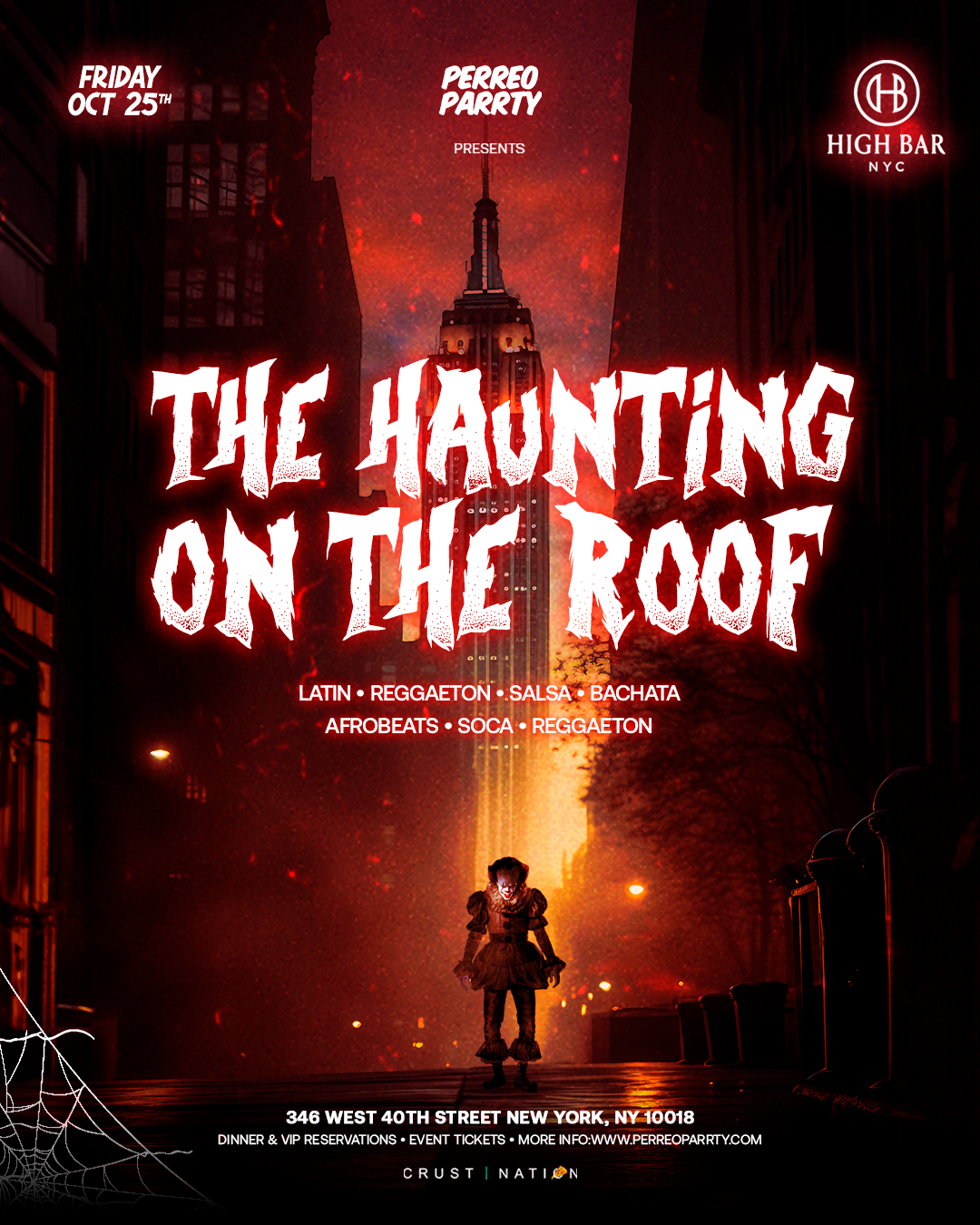 Buy tickets for The Haunting on the Roof - Halloween Party at High Bar NYC The Haunting on the Roof - Halloween Party at High Bar NYC