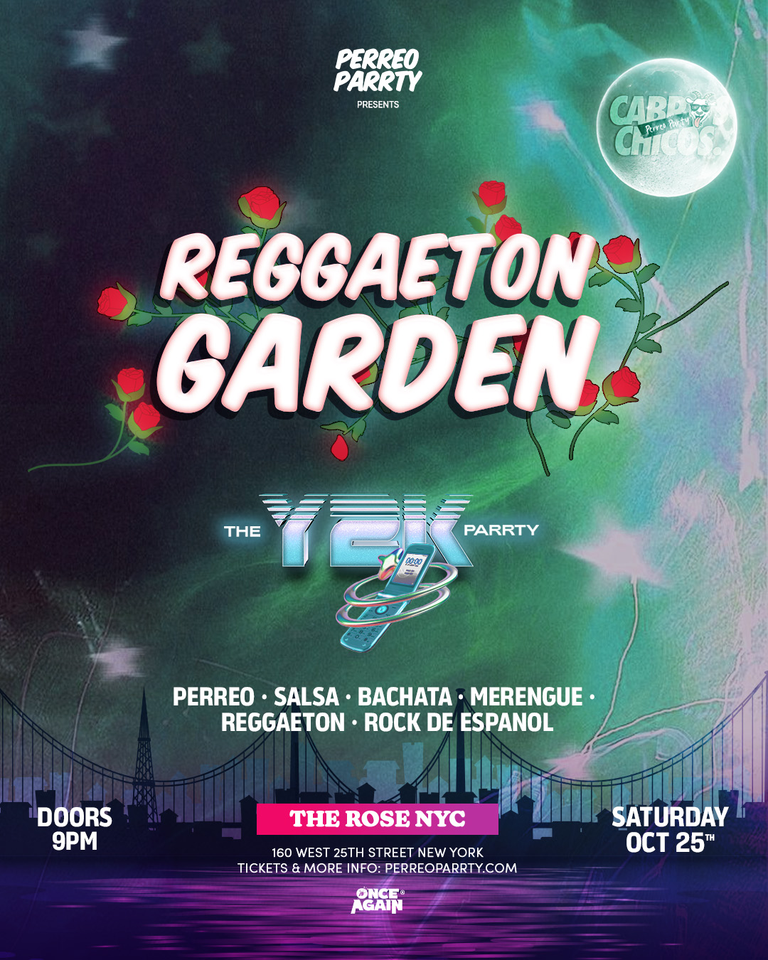 The Y2K Parrty Halloween | Reggaeton Garden at The Chelsean New York Hotel