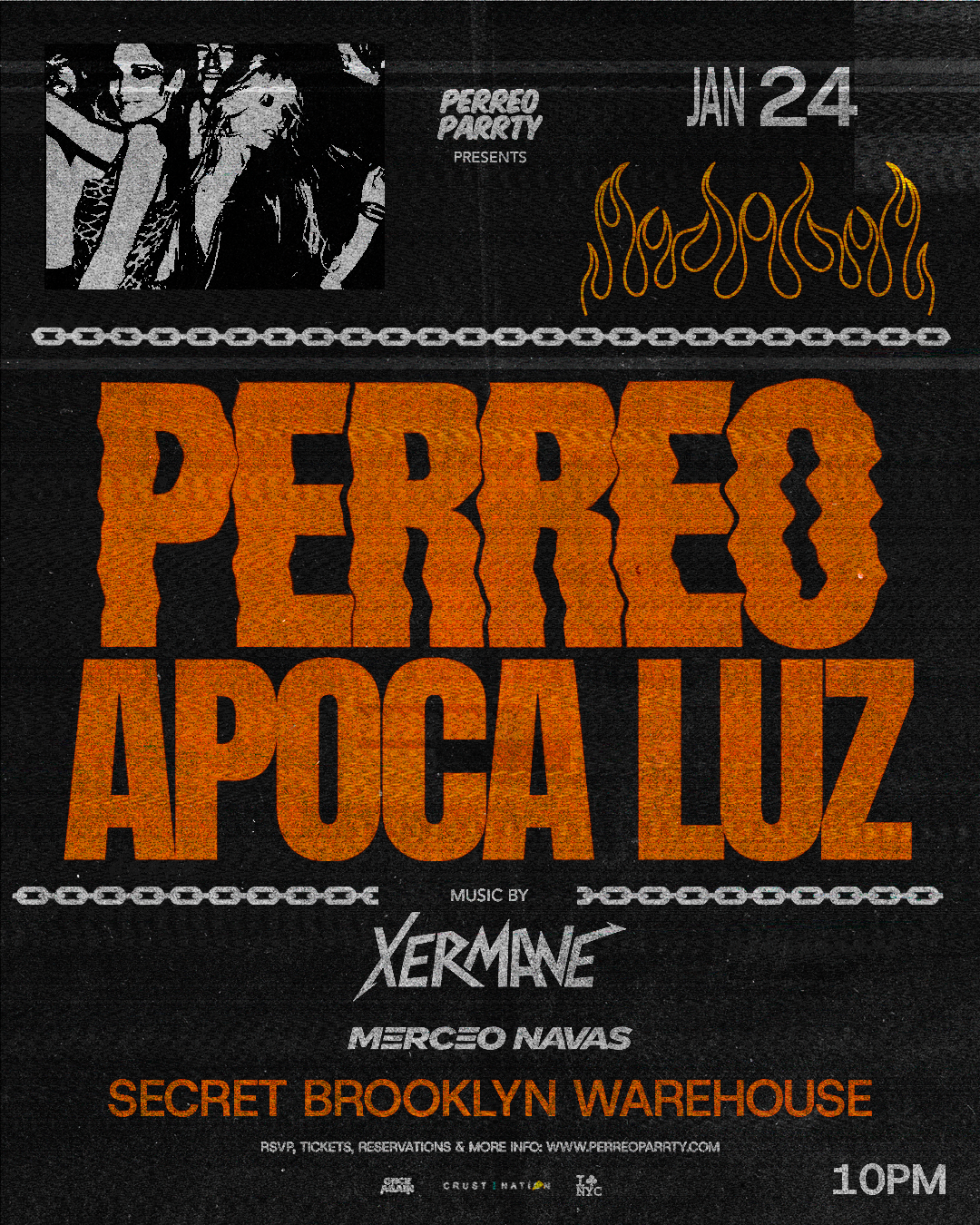 PERREO APOCA LUZ - Reggaeton Warehouse Rave Party, 18+