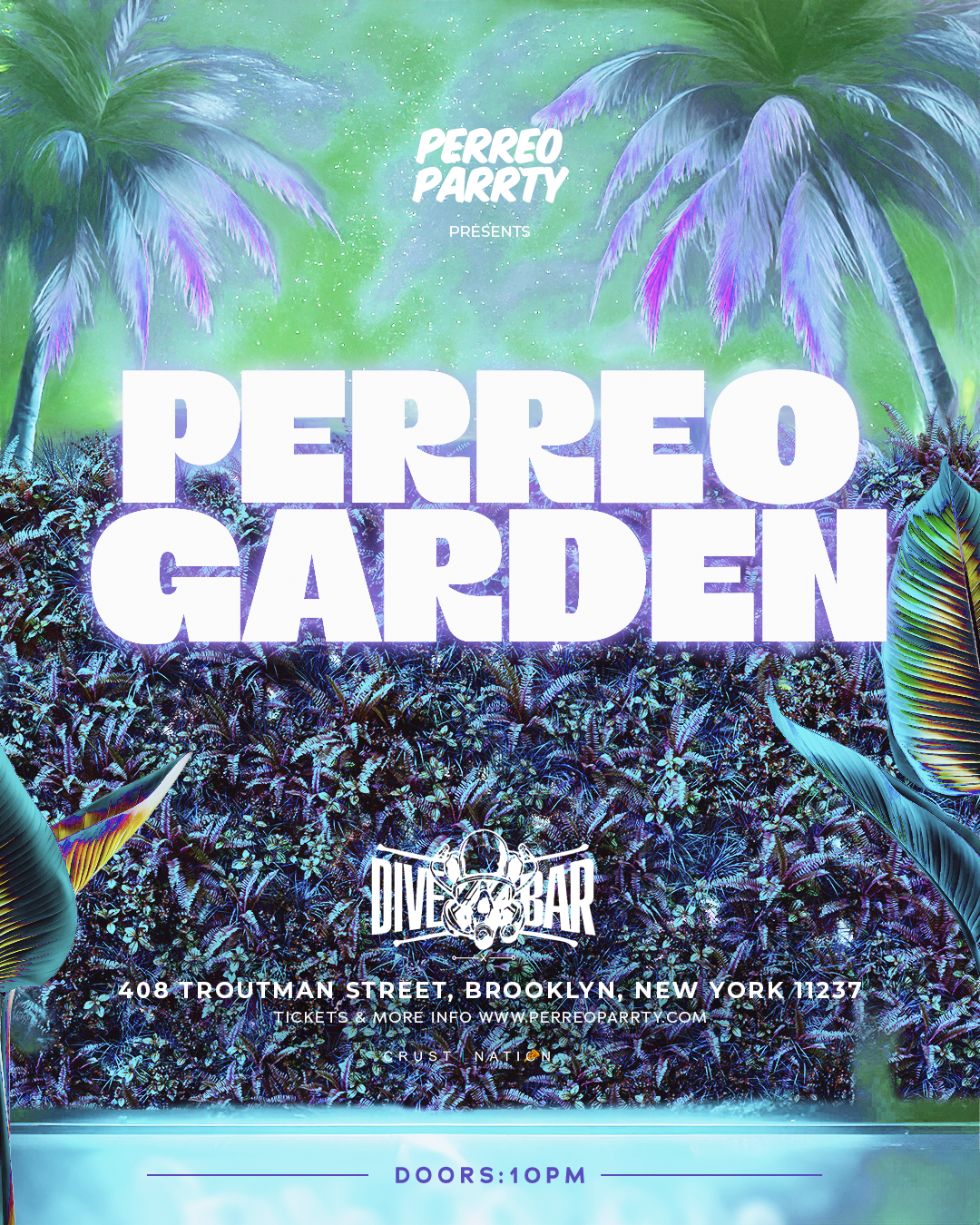 PERREO GARDEN - Latin & Reggaeton Brooklyn Dance Party NYC