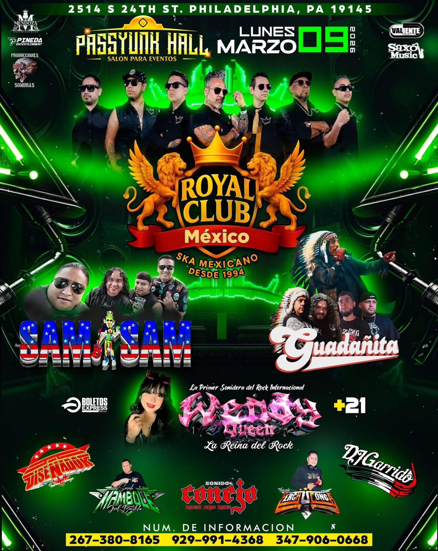 ROYAL CLUB MEXICO | SAM SAM | GUADAÑITA | WENDY QUEEN