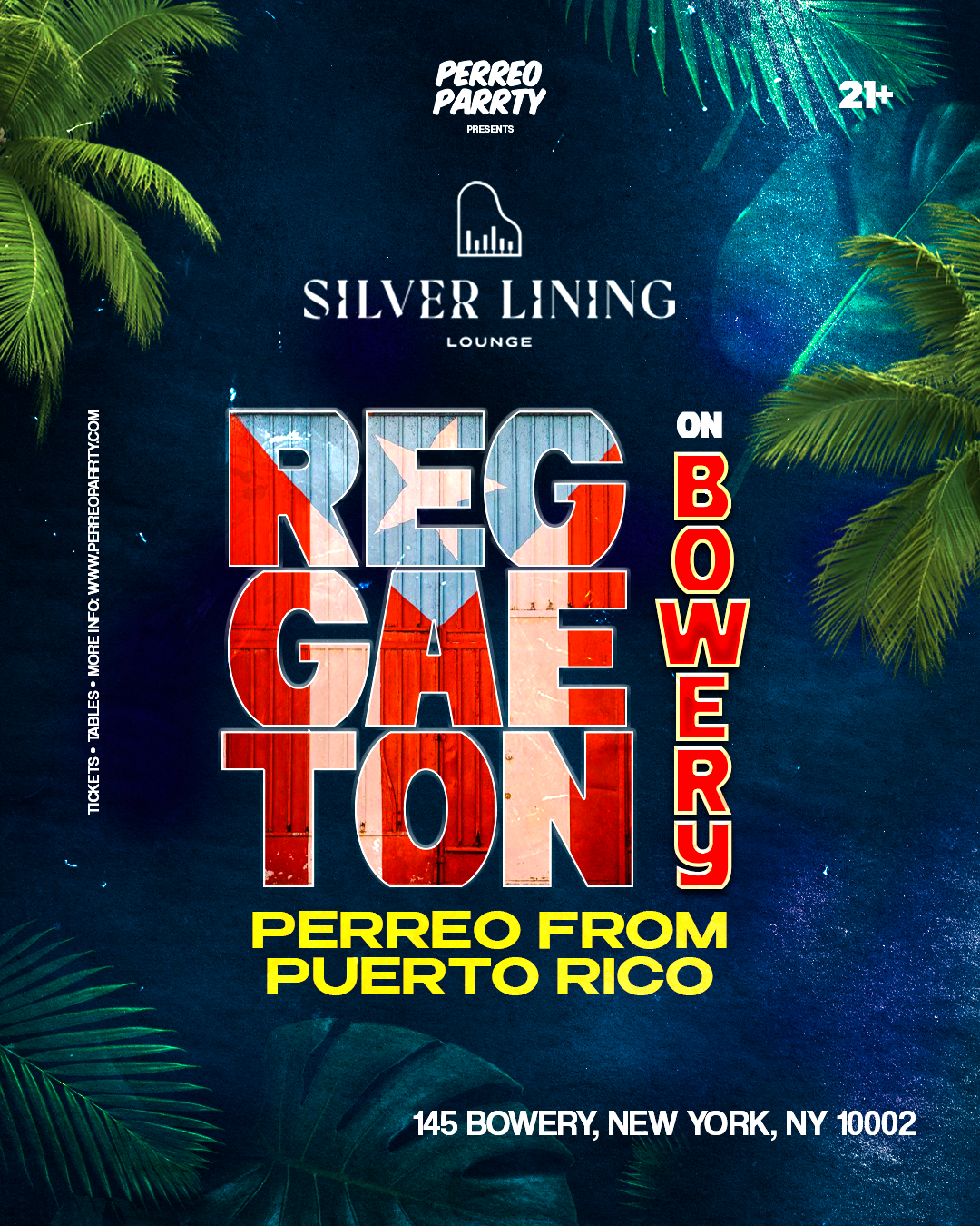 Buy tickets for REGGAETON on Bowery - PERREO from PUERTO RICO Party NYC REGGAETON on Bowery - PERREO from PUERTO RICO Party NYC