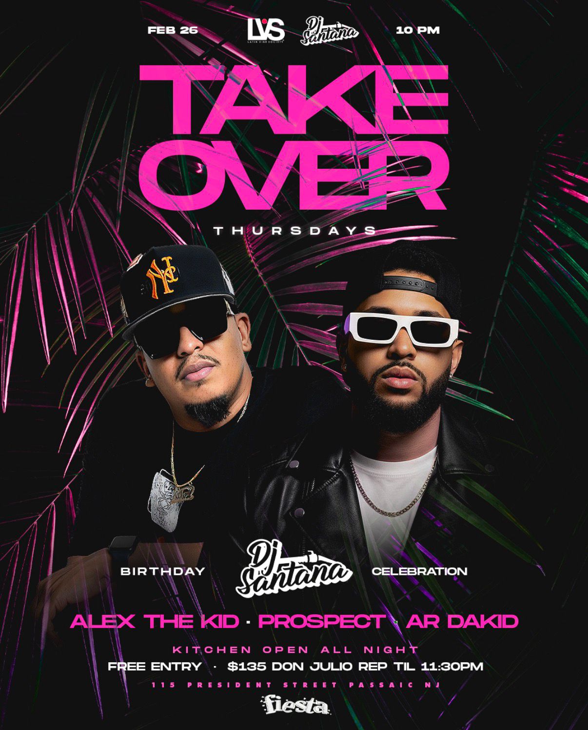 TAKEOVER THURSDAY - DJ SANTANA BIRTHDAY CELEBRATION