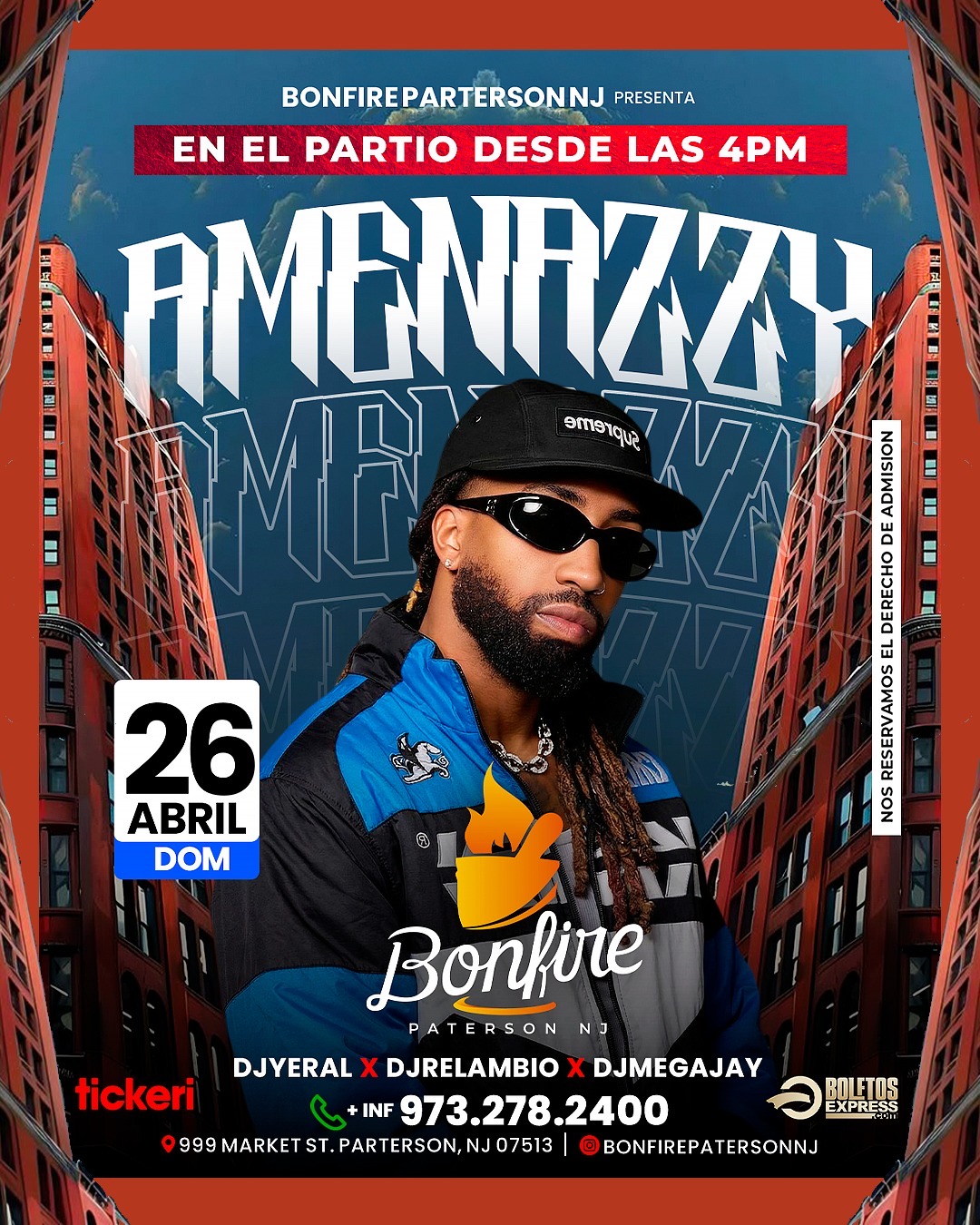 Buy tickets for Amenazzy Amenazzy