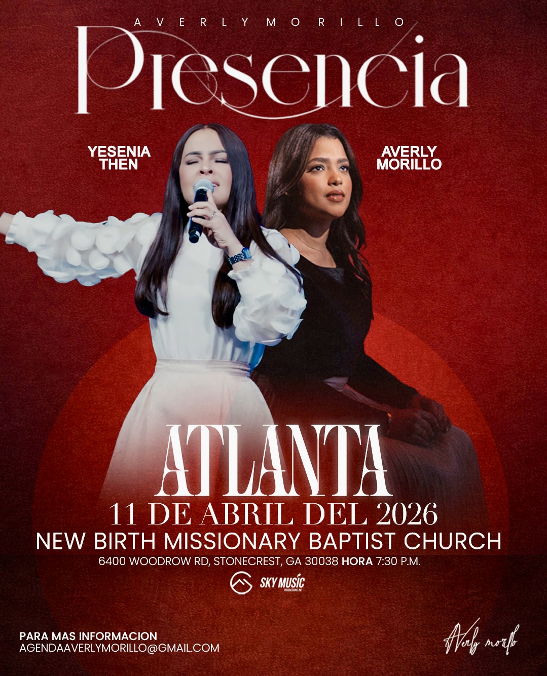 Buy tickets for AVERLY MORILLO AVERLY MORILLO