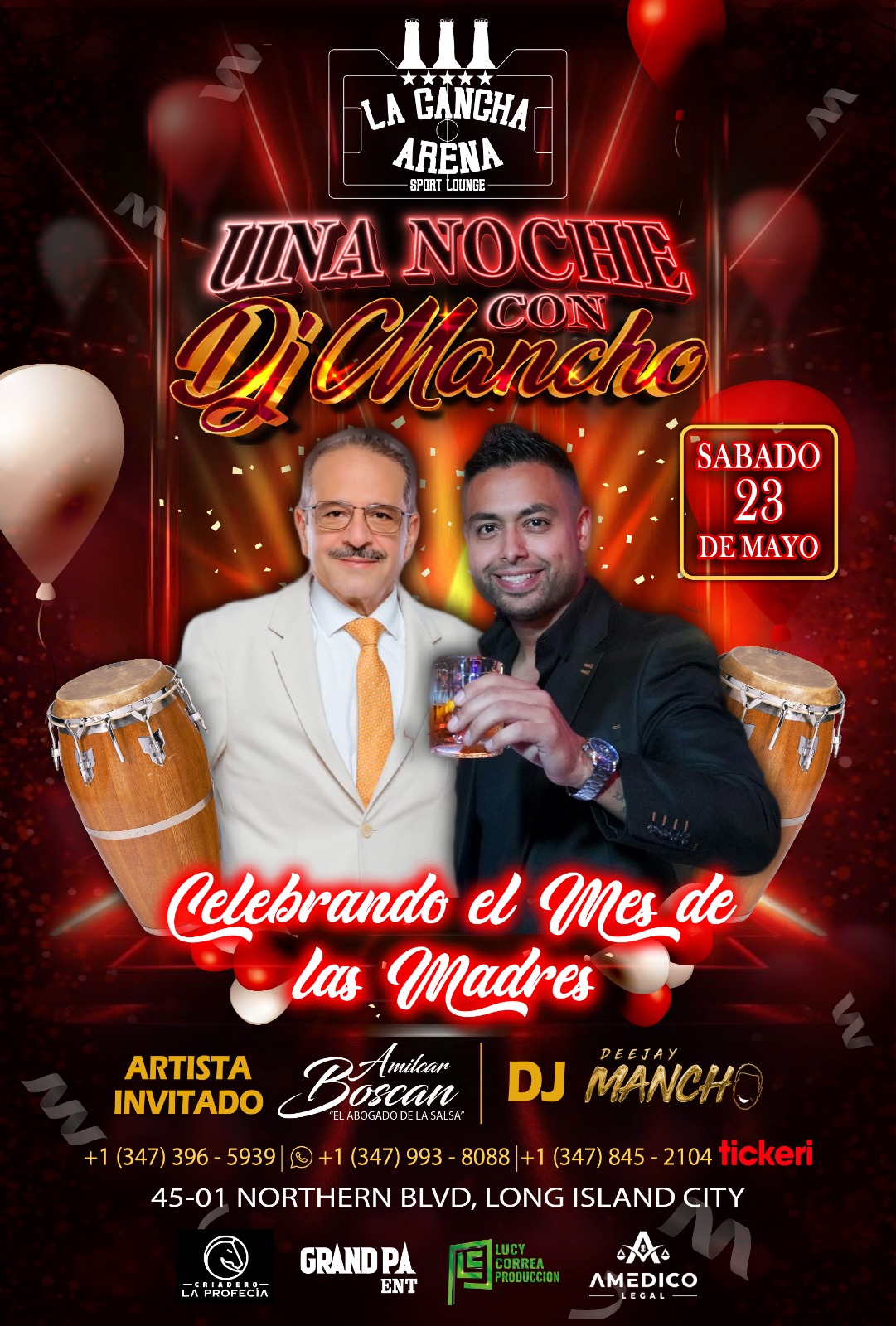 AMILCAR BOSCAN EN VIVO EN UNA NOCHE CON DJ MANCHO