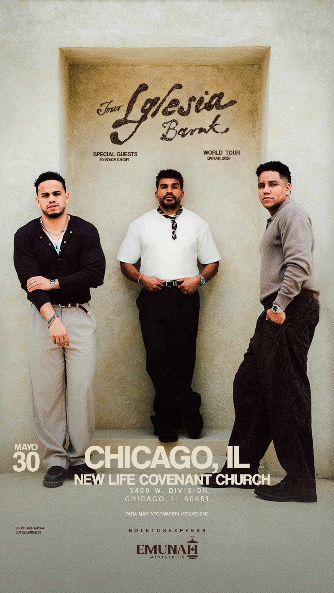 Buy tickets for BARAK CHICAGO BARAK CHICAGO