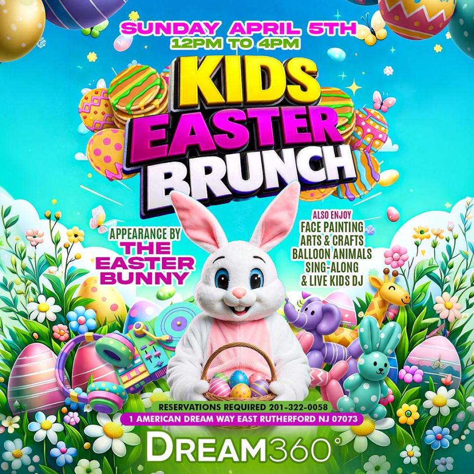 Kids Easter Brunch at Dream360 – Easter Bunny, Painting, Family Fun & More