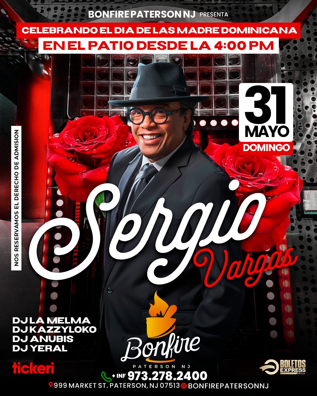 Buy tickets for Sergio Vargas Sergio Vargas