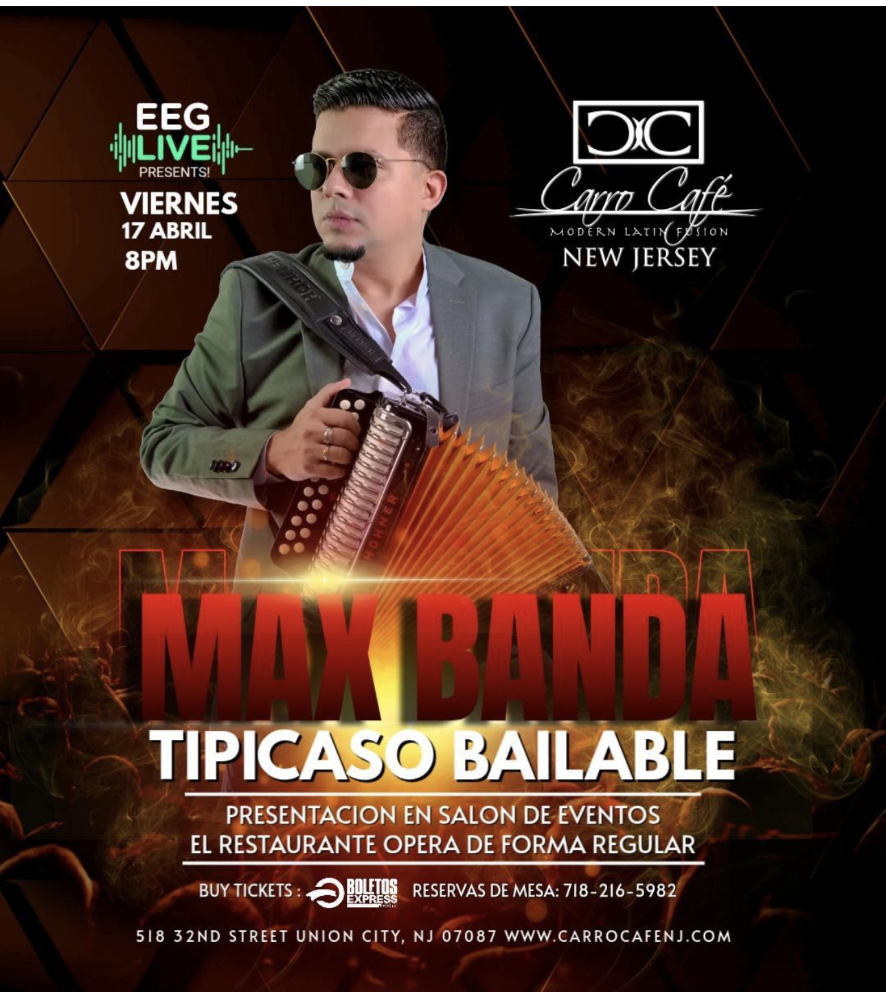 Buy tickets for Max Banda Max Banda