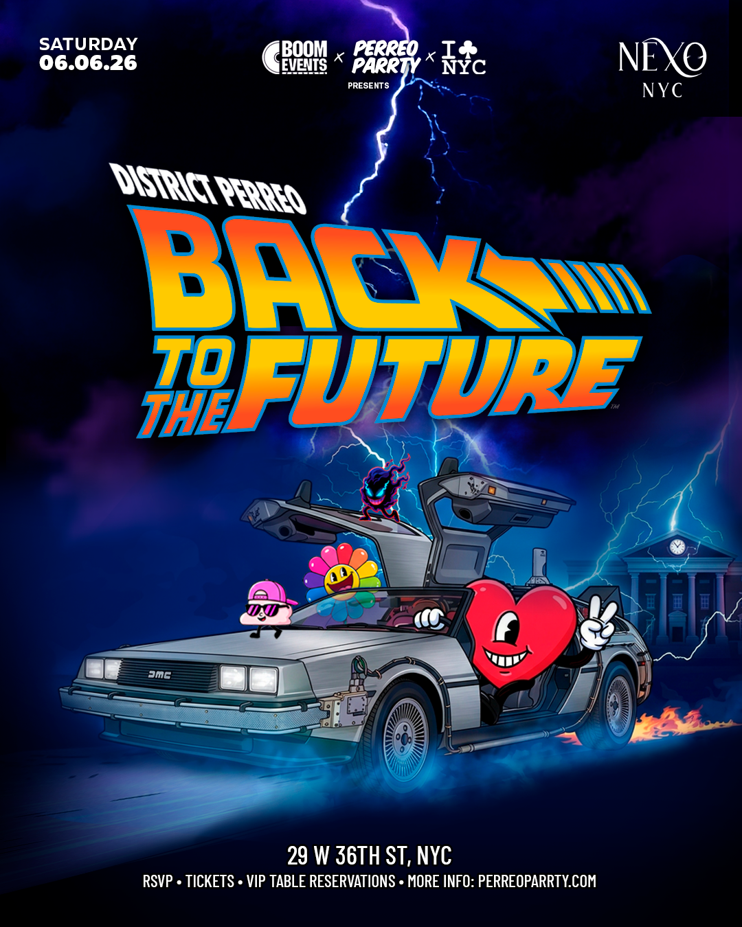 Back to the Future Old School Reggaeton Party at NEXO Nightclub NYC