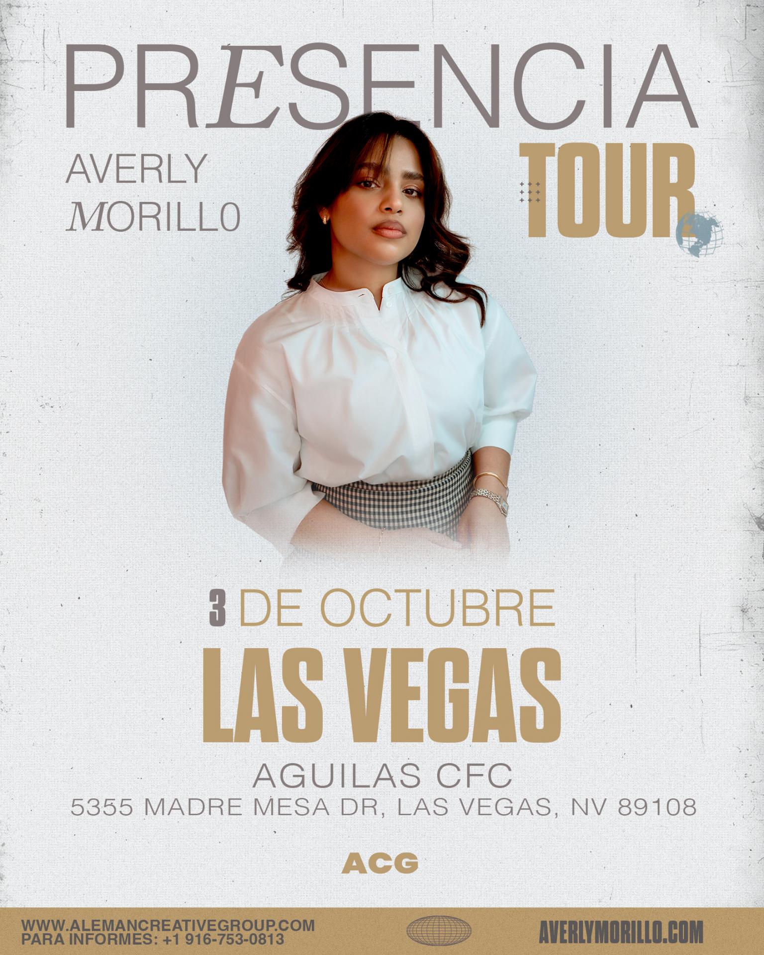 Buy tickets for Averly Morillo | LAS VEGAS Averly Morillo | LAS VEGAS