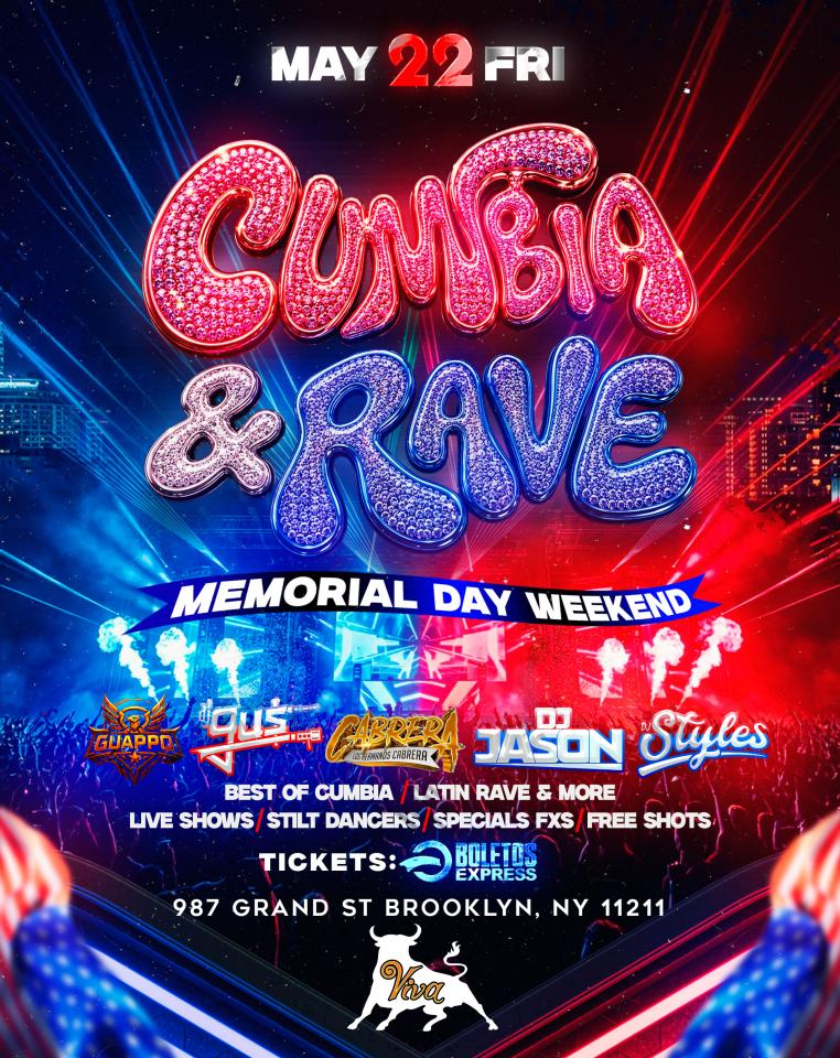 Buy tickets for Cumbia y Rave Cumbia y Rave