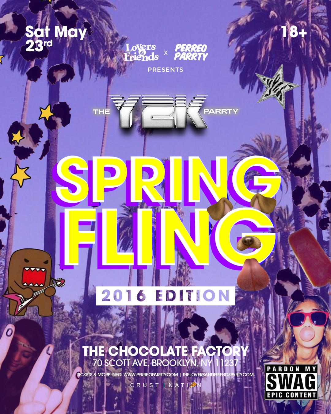 Buy tickets for SPRING FLING - Y2K Parrty - 2016 Edition - Brooklyn Warehouse Party | 18+ SPRING FLING - Y2K Parrty - 2016 Edition - Brooklyn Warehouse Party | 18+
