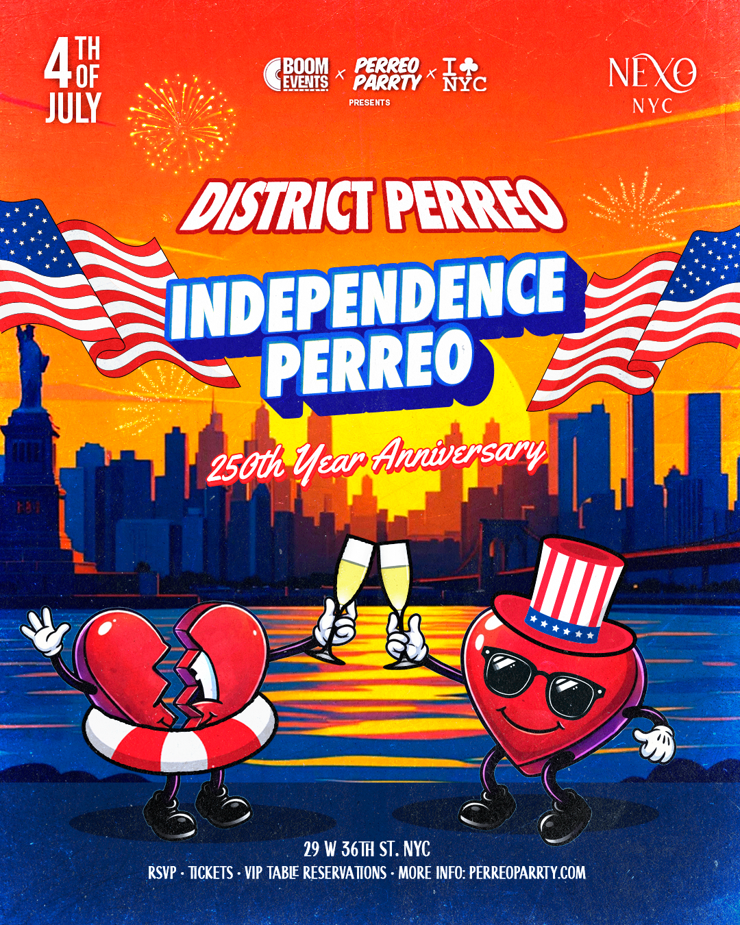 Independence Day Perreo at Nexo Nightclub Two Floors NYC