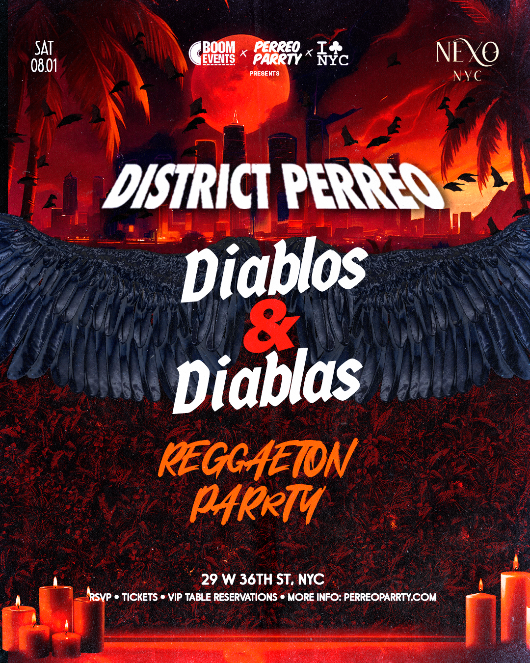 Diablo & Diablas Reggaeton Parrty at Nexo Nightclub Two Floors NYC