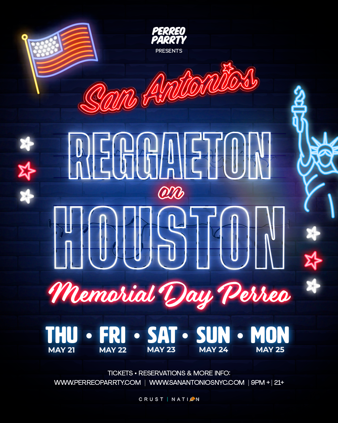 Buy tickets for Reggaeton on Houston - Memorial Day Perreo Party Reggaeton on Houston - Memorial Day Perreo Party