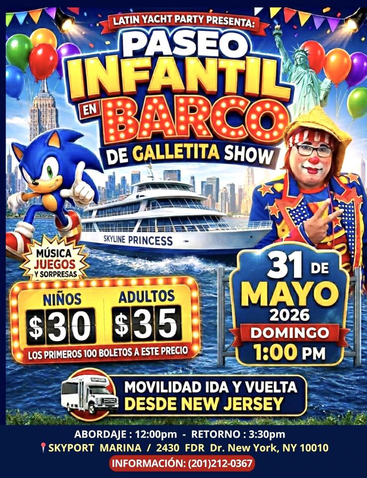 PASEO FAMILIAR EN BARCO - NY
