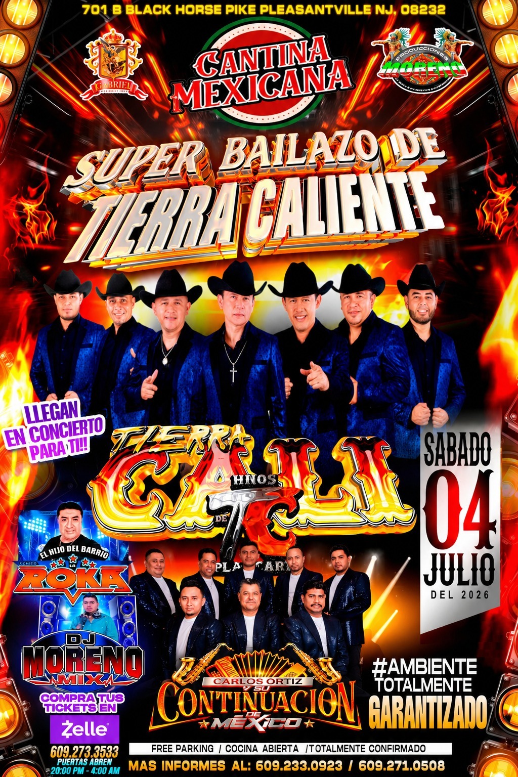 Buy tickets for TIERRA CALI, CARLOS ORTIZ & SU CONTINUACION DE MEXICO TIERRA CALI, CARLOS ORTIZ & SU CONTINUACION DE MEXICO