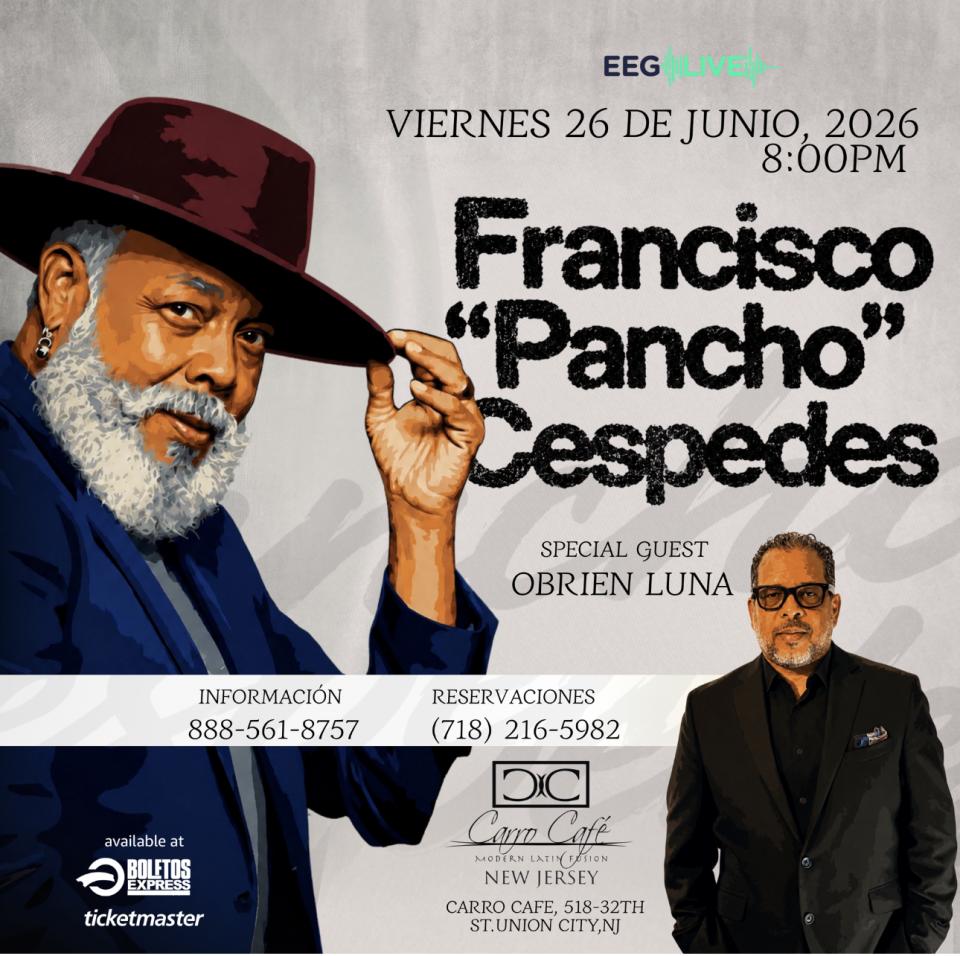Buy tickets for Francisco Pancho Cespedes Francisco Pancho Cespedes