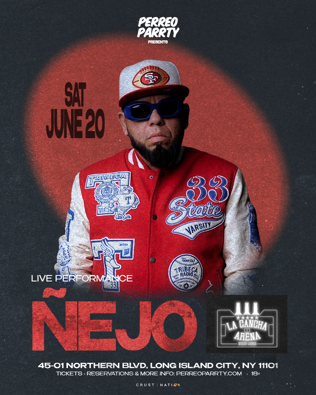 Perreo Glow: NEJO performing Live (18+) Queens Warehouse Reggaeton Party