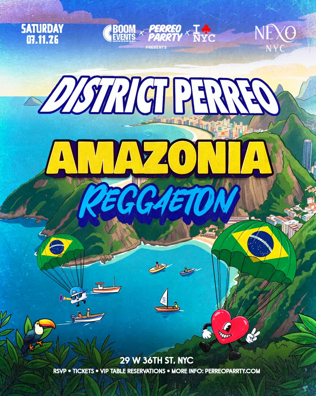 Amazonia Reggaeton - Latin & Reggaeton Dance Party - NEXO CLUB NYC
