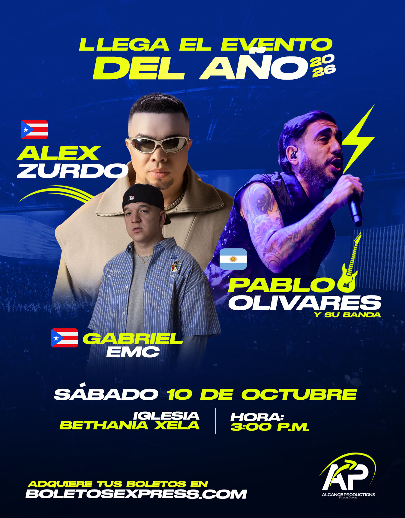 ALEX ZURDO | GABRIEL EMC | PABLO OLIVARES