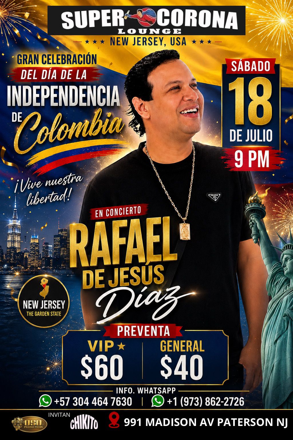 Buy tickets for RAFAEL DE JESUS DIAZ RAFAEL DE JESUS DIAZ