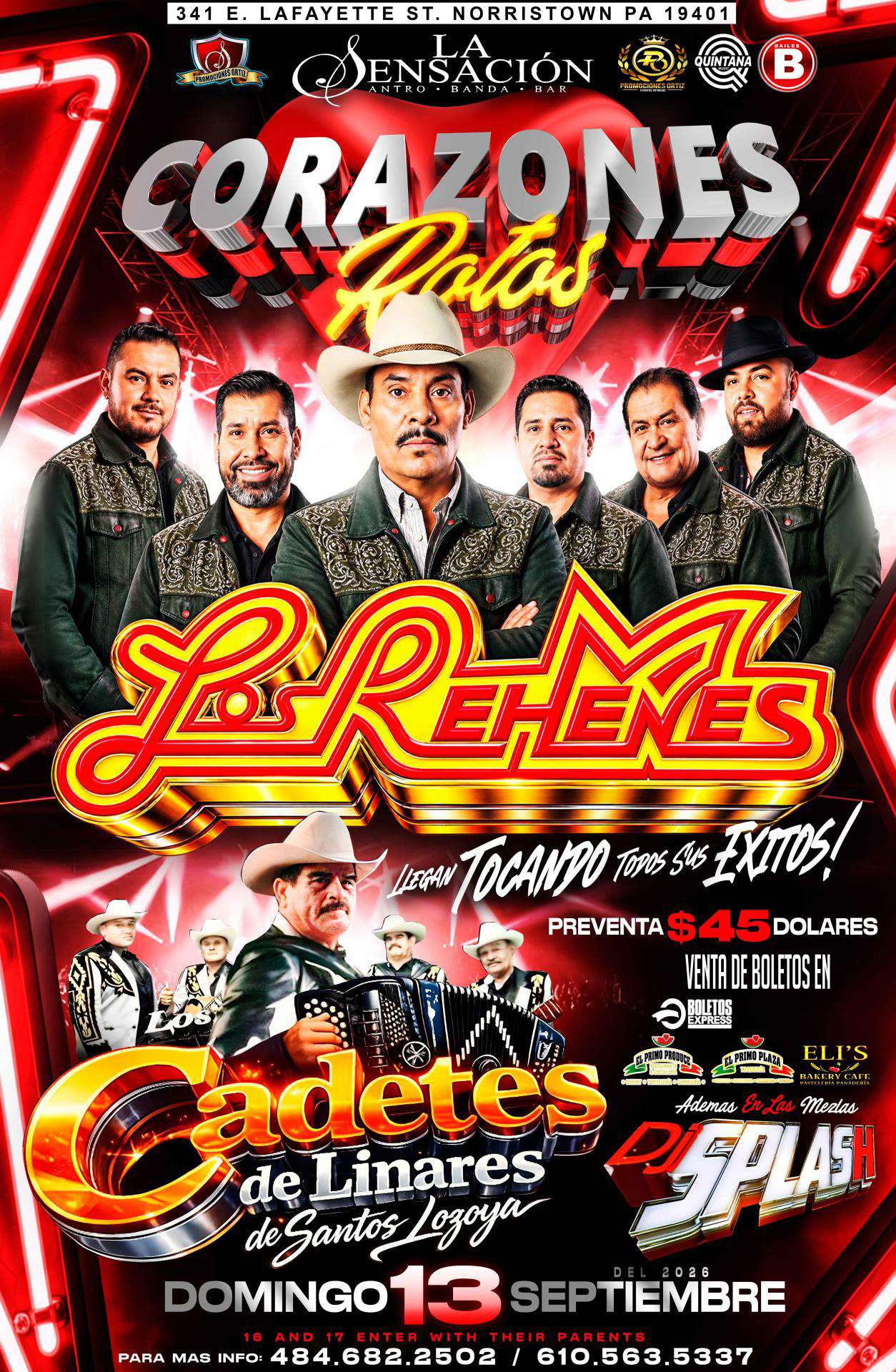 LOS REHENES | LOS CADETES DE LINARES